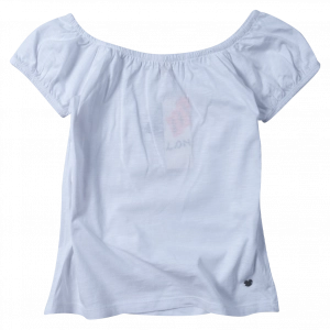 Παιδική μπλούζα Losan για κορίτσια Kristie άσπρο κοντομάνικες καλοκαιρινές επώνυμες ετών online (1)