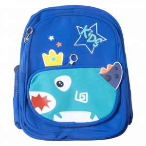 Παιδική τσάντα πλάτης για αγόρια kids fish μπλε backpack τσαντούλες αγορίστικες μικρές μοντέρνες
