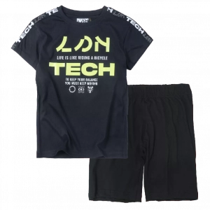 Παιδική μπλούζα Losan για αγόρια LSN tech μαύρο κοντομάνικες καλοκαιρινές tshirt μπλούζες αγορίστικες ετών | Παιδική βερμούδα Online για αγόρια Protem μαύρο καλοκαιρινές βερμούδες αγορίστικες σορτσάκια οικονομικά ελληνικά ετών 