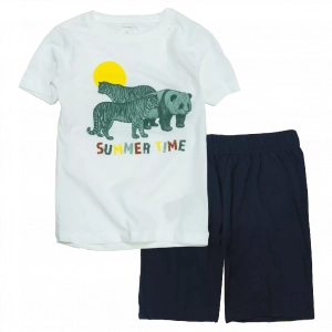 Παιδική μπλούζα Name it για αγόρια Summertime άσπρο αγορίστικες μπλούζες καλοκαιρινές tshirt επώνυμα online | Παιδική βερμούδα Online για αγόρια Protem μπλε καλοκαιρινές βερμούδες αγορίστικες σορτσάκια οικονομικά ελληνικά ετών 