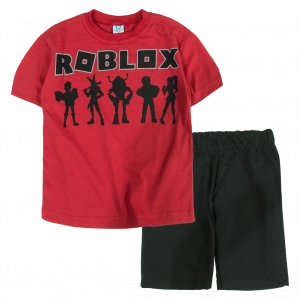 Παιδικό σετ Online για αγόρια Roblox κόκκινο καλοκαιρινά σετάκια οιικονομικά προσφορά ελληνικά φτηνά online ετών