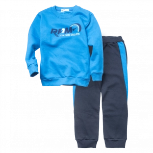 Παιδικό σετ φόρμας ΝΕΚ για αγόρια Ride o Clock μπλε σχολείο άνετο χειμωνιάτικο καθημερινό ετών online  (1)