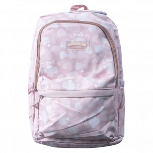 Παιδική τσάντα πλάτης για κορίτσια Smile Heart ροζ σχολείο μοντερνά καθημερινή πλάτης ετών online