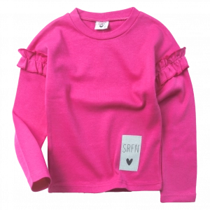 Παιδική μπλούζα Serafino για κορίτσια Carnation φούξια online καθημερινή άνετη φθινοπωρινή ανοιξιάτικη βόλτα ετών (1)