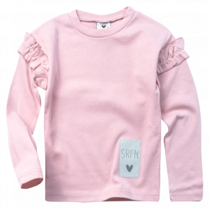 Παιδική μπλούζα Serafino για κορίτσια Carnation ροζ καθημερινή σχολείο φθινοπωρινή άνετη βόλτα ετών online ανοιξιάτικη (1)