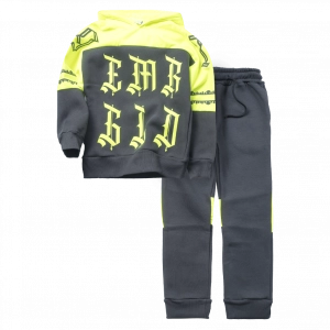 Παιδικό σετ φόρμας Emery για αγόρια EMR ανθρακί χειμωνιάτικη σχολείο καθημερινό άνετο ζεστό ετών online (1)