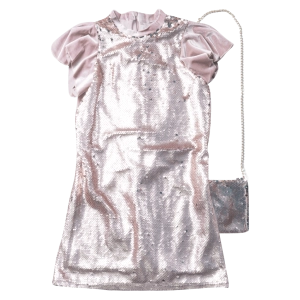 Παιδικό φόρεμα Εβίτα για κορίτσια Louder σάπιο μήλο casual κοριτσίστικο καλό φόρεμα ετών online (8)