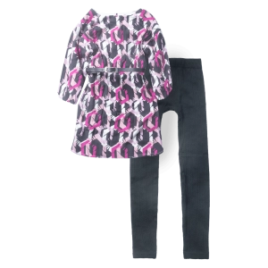 Παιδικό φόρεμα Εβίτα για κορίτσαι Spring πολύχρωμο εμπριμέ casual για βόλτα οικονομικά ετών Online (1)