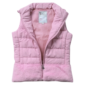 Παιδικό μπουφάν New College για κορίτσια Plink ροζ αμάνικο κοριτσίστικο για το σχολείο ζεστό ετών online (1)