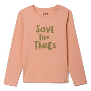 Παιδική μπλούζα ΑΚΟ για κορίτσια SaveTheTrees σόμον επώνυμες παιδικές μπλούζες ετών online