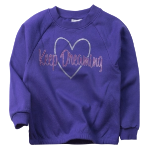 Παιδική μπλούζα Name ti για κορίτσια kepp dreaming μωβ φούτερ μπλούζες μοντέρνες ετών online