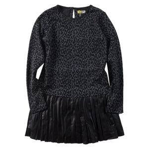 Παιδικό φόρεμα Losan για κορίτσια BlackLeopar μαύρο casual με μονόκερο  κοριτσίστικο μοντέρνο ετών Online (1)