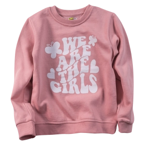Παιδική μπλούζα Losan για κορίτσια WeAre ροζ μοντέρνα φούτερ ζεστη για το σχολείο ετών online (1)