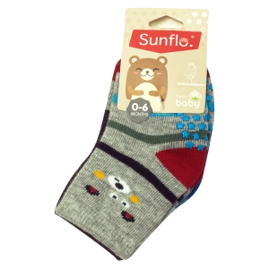 3 βρεφικές κάλτσες για αγόρια Little Boy αγορίστικα καλτσάκια με τατουσάκια αντιολισθιτικά μηνών online