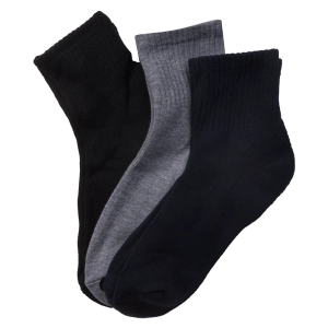 Παιδικές κάλτσες σετ 3 ζευγάρια μαύρο-γκρι μπλε ζεστές ψηλές ετών online (1)