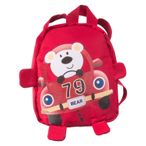 Παιδική τσάντα πλάτης για αγόρια Beardrive κόκκινο μοντέρνο οικονομικό αυτοκίνητο  αρκουδάκι ετών online (1)