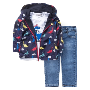 Βρεφικό  σετ Hashtag για αγόρια Skate dino μπλε με μπουφανάκι με παντελονάκι αγορίστικα online (1)