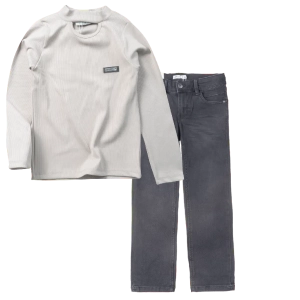 Παιδική μπλούζα Εβίτα για κορίτσια Τiffany μπεζ online casual σχολείο βόλτα λεπτή ανοιξιάτικη φθινοπωρινή άνετη βόλτα ετών (1) | Παιδικό παντελόνι Name It για αγόρια Slim Jean μαύρο καθημερινό εποχιακό τζιν για αγοράκια ετών online2 