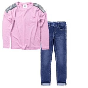Παιδική μπλούζα Serafino για κορίτσια Pop One ροζ  online casual σχολείο βόλτα ανοιξιάτικη φθινοπωρινή άνετη σχολείο ετών  (1) |  