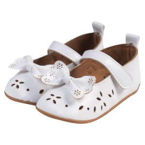Βρεφικά παπούτσια για κορίτσια άσπρο παπουτσάκια αγκαλιάς για μωράκια μαλακά μηνών online (1)