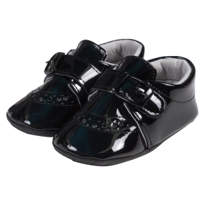 Βρεφικά παπούτσια για μωρά little baby μαύρο παπουτσάκια αγκαλιάς για μωράκια μαλακά μηνών online