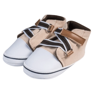 Βρεφικά παπούτσια για αγόρια little Z μπεζ παπουτσάκια αγκαλιάς για μωράκια μαλακά μηνών online (1)