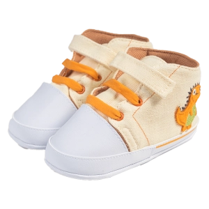Βρεφικά παπούτσια για αγόρια little dino κίτρινο παπουτσάκια αγκαλιάς για μωράκια μαλακά μηνών online (10)