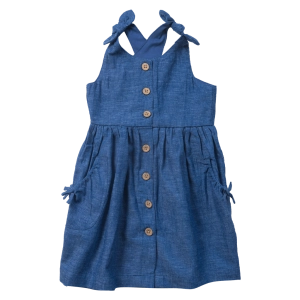 Παιδικό φόρεμα Mayoral για κορίτσια sam γαλάζιο τζιν καθημερινό επώνυμο μοντέρνο καλοκαίρι ετών Online (10)