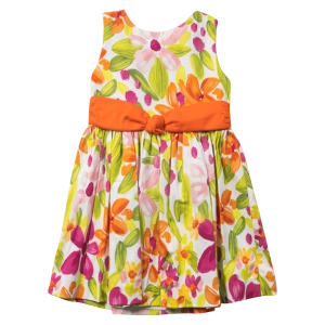 Παιδικό φόρεμα Mayoral countryside για κορίτσια πολύχρωμο φλοράλ επώνυμο μοντέρνο καλοκαίρι κοριτσίστικο ετών