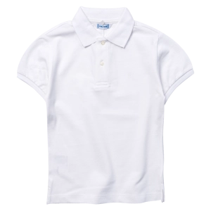 Παιδική μπλούζα Mayoral για αγόρια ΑllWhite άσπρο Polo πόλο αγορίστικη άσπρη επώνυμη καθημερινή ετών online (3)