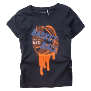 Παιδική μπλούζα Name it για αγόρια Basketball μπλε βαμβακερό καλοκαιρινό κοντομάνικο οικονομικό ετών online (1)