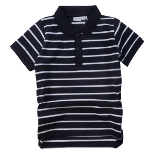 Παιδική μπλούζα Name it για αγόρια Stripes μπλε πόλο καλοκαιρινό κοντομάνικο οικονομικό ετών polo online (1)