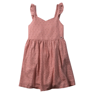 Παιδικό φόρεμα Serafino για κορίτσια Dusty σομόν καλοκαιρινό αμάνικο καλό ετών online (1)
