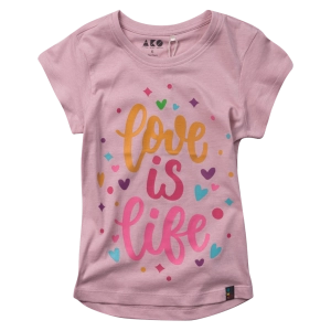 Παιδική μπλούζα AKO για κορίτσια Life ροζ καθημερινή μακό σχολείο βαμβακερή ετών online (1)