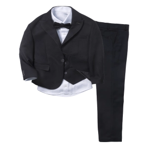 Παιδικό κουστούμι για αγόρια Scissors  μαύρο γάμο βάφτιση επίσημο κοστούμι παπιγιόν καλό ετών online (2)