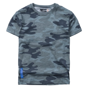 Παιδική μπλούζα Losan για αγόρια Lakegraphics χακί καθημερινή καλοκαιρινό σχολείο μακό ετών online (1)