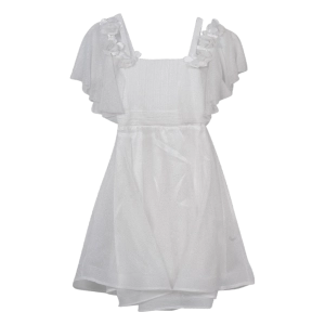 Παιδικό φόρεμα αμπιγέ για κορίτσια Mia άσπρο πριγκιπικά φρέματα για γάμους βαφτίσεις