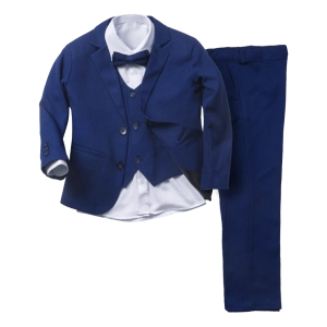 Παιδικό κουστούμι για αγόρια Verona μπλε 6-9 κουστούμια για γάμους βαφτίσεις παραγαμπράκι αμπιγέ