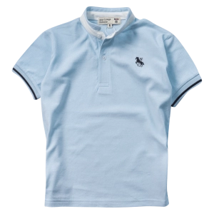 Παιδική μπλούζα polo New College για αγόρια Dreams γαλάζιο κοντομάνικες μπλούζες πόλο γιακάς καλοκαιρινά μοντένα ετών (1)