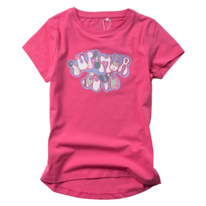 Παιδική μπλούζα Name it για κορίτσια Summer love ροζ σχολείο καθημερινό μακό βαμβακερό ετών online (1)