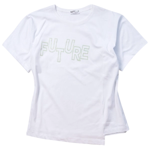 Παιδική μπλούζα ΝΕΚ για κορίτσια Future άσπρη κοντομάνικη καθημερινή καλοκαιρινή ετών online  (1)
