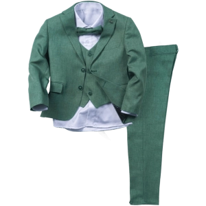 Παιδικό κουστούμι για αγόρια Oliver κυπαρισσί 9-12 πράσινα κοστούμια παραγαμπράκια πράσινο ετών