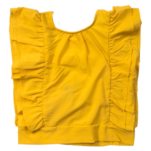 Παιδική μπλούζα New College για κορίτσια Bee κίτρινο καλοκαιρινές κοριτσίστικες ετών crop online (1)