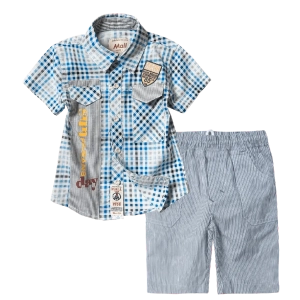 Παιδικό Πουκάμισο Mall Kids Day Γαλάζιο καλοκαιρινά πουκάμισα κοντομάνικα αγορίστικα Online οικονομικά | Παιδική βερμούδα Trax  για αγόρια stripes γκρι καλοκαιρινές αγορίστικες βερμούδες ελληνικές οικονομικές ετών 