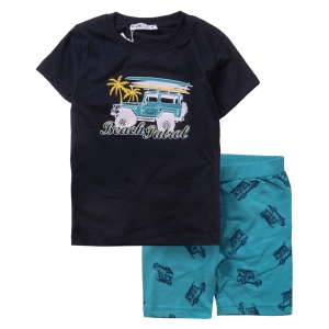 Παιδικό σετ ΝΕΚ για αγόρια Beach Patrol μπλε καλοκαιρινά σετάκια μακό αγορίστικα με βερμούδα κοντομάνικο ετών online (1)