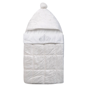Βρεφικός υπνόσακος Kingdom άσπρο μοντέρνο νεογέννητο μαιευτήριο δώρο ζεστός online (6)