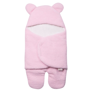 Βρεφικός υπνόσακος για κορίτσια Bear ροζ μοντέρνο νεογέννητο μαιευτήριο δώρο ζεστός online (6)