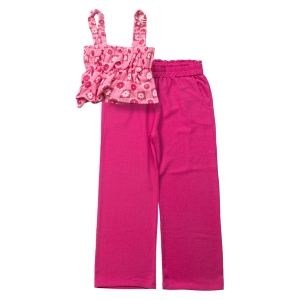 Παιδικό σετ Εβίτα για κορίτσια Margaret φούξια καλοκαιρινό κοριτσίστικο οικονομικό βόλτα ετών online (1)