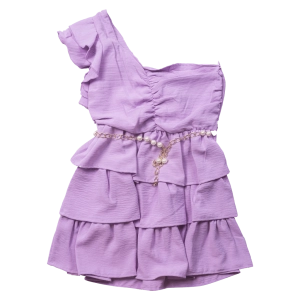 Παιδικό φόρεμα Εβίτα για κορίτσια Fresh μωβ καλό αέρινο καλοκαιρινό βολάν ετών online (1)