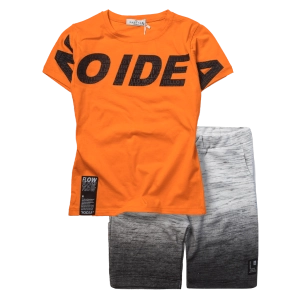 Παιδικό σετ Hashtag για αγόρια Ride πορτοκαλί σχολείο καθημερινό καλοκαιρινό μακό ετών tie dye online (1)